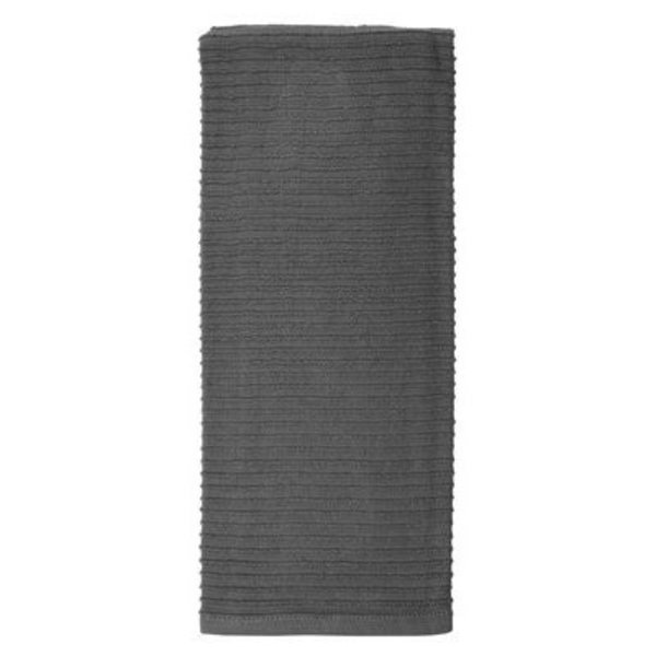 Mukitchen 19x28 GRY Ridged Towel 6615-1538